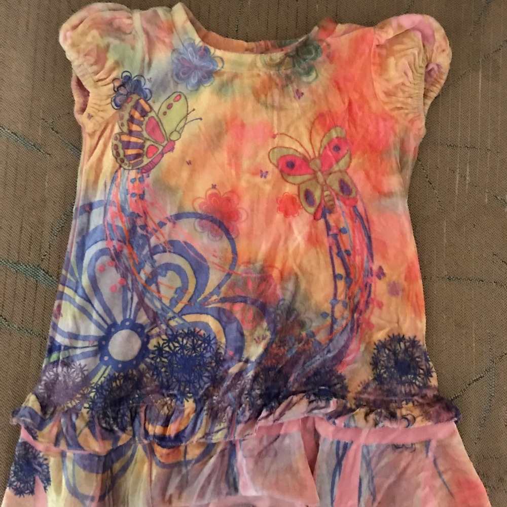 Infant girls velvet dress